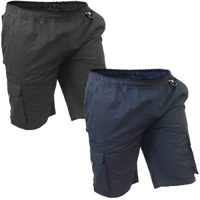 Caution Cargo Elastic Waist Shorts - P/C Ripstop