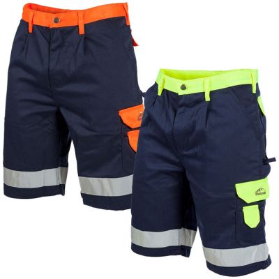 Westpeak Hi-Vis Cargo Shorts - PolyCotton