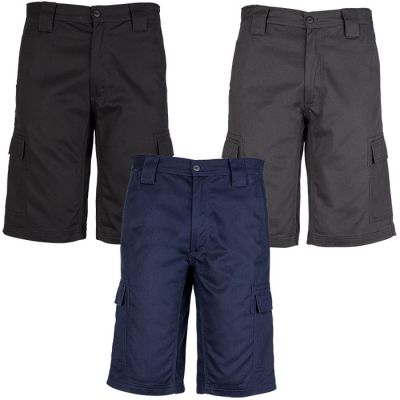 ZW012 Mens Drill 100% Cotton Cargo Short