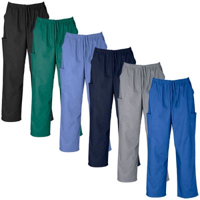 H10610 Unisex Classic Scrub Elasticated Cargo Pant