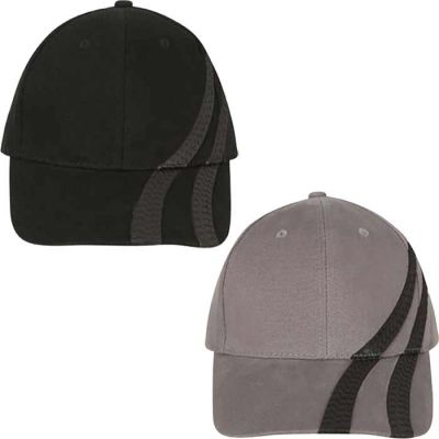 4015 Brushed Cotton Cap with Tyre Tracks