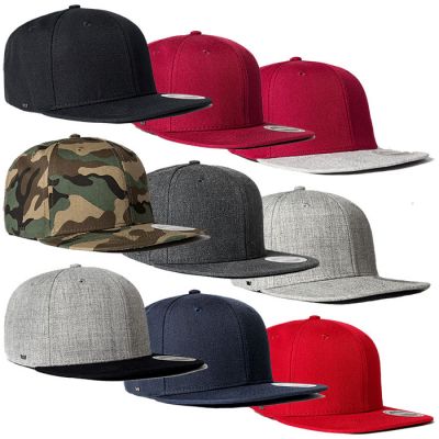 UFlex Adults Flat Peak 6 Panel Snap Back Cap