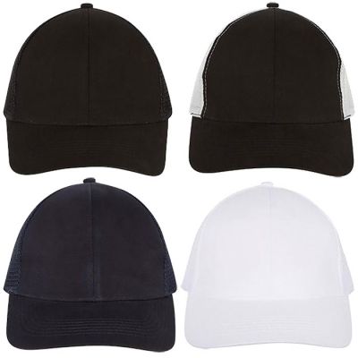 4181 Brushed Cotton Cap with Mesh back