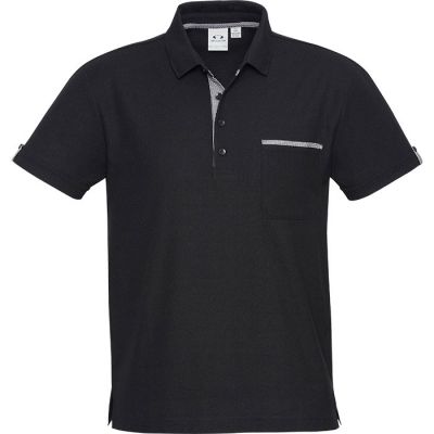 P305MS Mens Edge Contrast Check Polo