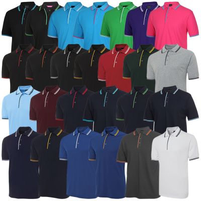 2CP JB Adults Contrast PolyCotton Polo