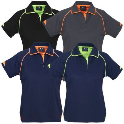 P29022 Ladies Fusion Cotton Backed Polo