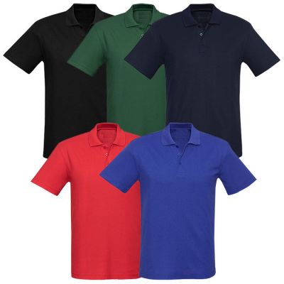 P210 Mens Cotton Classic Plain Polo - 210 gm