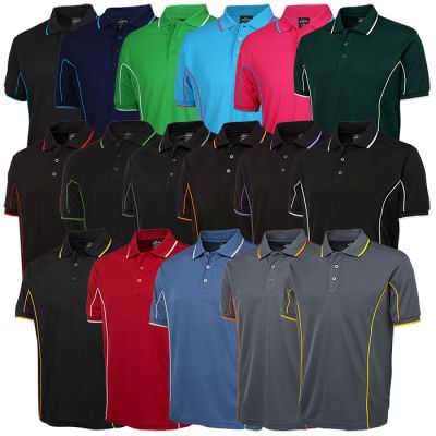 7PIP JB Mens Podium Poly Piping Polo