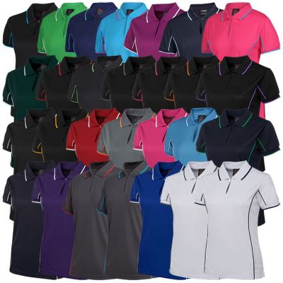 7LPI JB Ladies Podium Poly Piping Polo