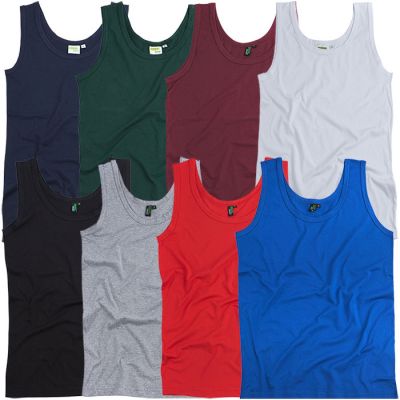 S190 Mens Cotton Singlet