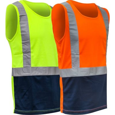 Caution Hi-Vis Day/Night Microfibre Singlet