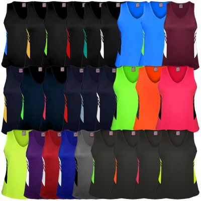 2111 Ladies Tasman Singlet 150gm 100% Polyester