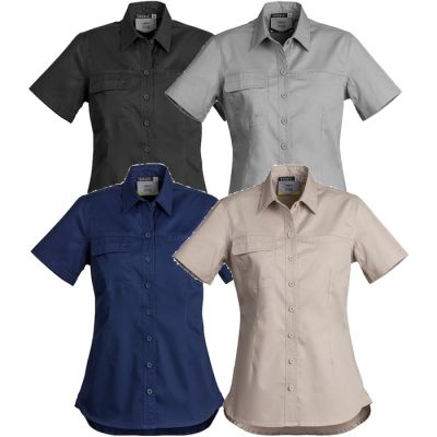 ZWL120 Womens Lightweight S/Sleeve Tradie Shirt