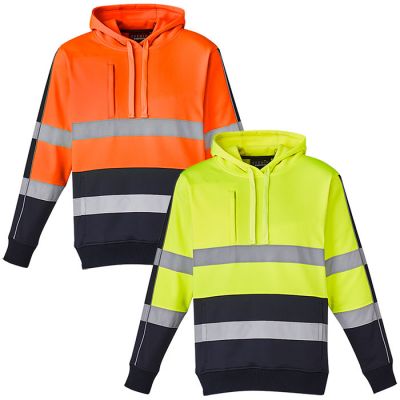 ZT483 Syzmik Unisex Hi Vis Stretch Taped Hoodie