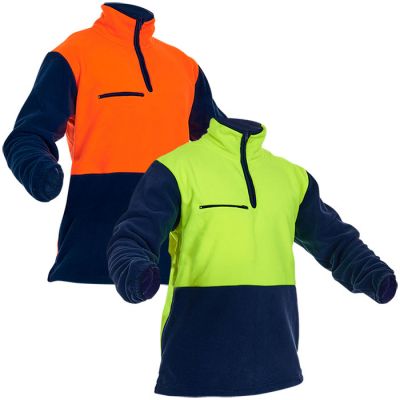 Caution 380gsm Polar Fleece Day Only ½ Zip Jersey