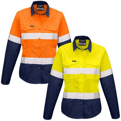 ZW720 Syzmik Womens Hi-Vis Rugged Cooling Shirt