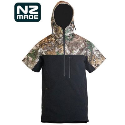 WSC946 Weathershield S/Sleeve Half Zip Camo Hoodie