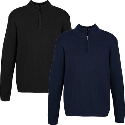 WP10310 Mens 80/20 Merino Wool Mix ½ Zip Pullover