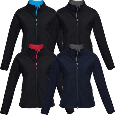 J307L Ladies Biz Tech Geneva Soft Shell Jacket