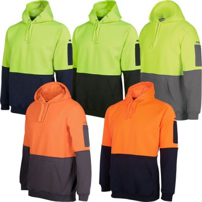 6HVPH JB Hi Vis Pull Over Lace Front Hoodie