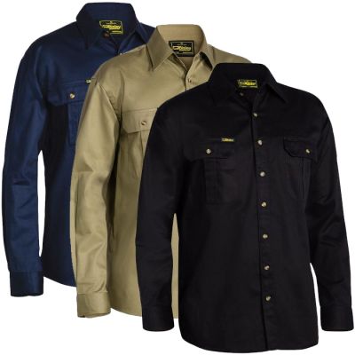 Bisley BS6433 Original Cotton Drill Long Slv Shirt