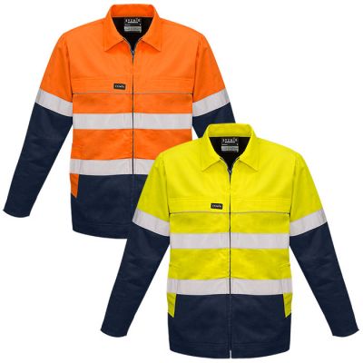 ZJ590 Hi Vis 310gsm 100% Cotton Drill Jacket