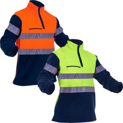 Caution Day/Night Hoop Tape Polar Fleece Jersey