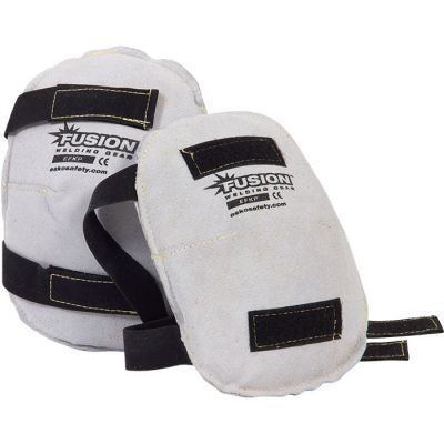 EFKP Leather Kneepads Kevlar Stitched Velcro Strap