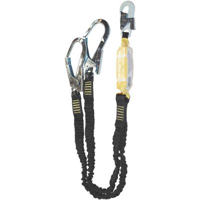 LSZ2W5E Twin Elasticated Lanyard - Scaffold Hooks