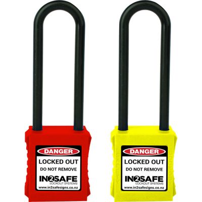 IN2SAFE Lockout Padlock - Long Nylon - Keyed Alike