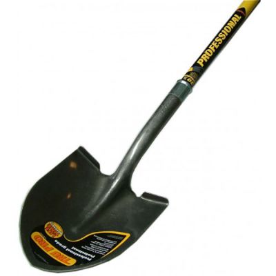 Round Mouth Shovel Truper Pro - Fibreglass Handle