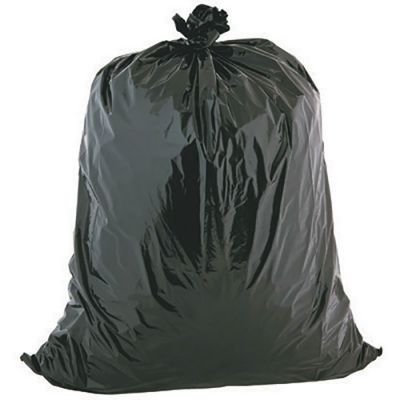 Draw String Rubbish Bags Black 630 x 900mm Roll/20