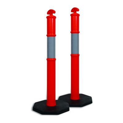 Bollard Hi Vis with 8kg Rubber Base