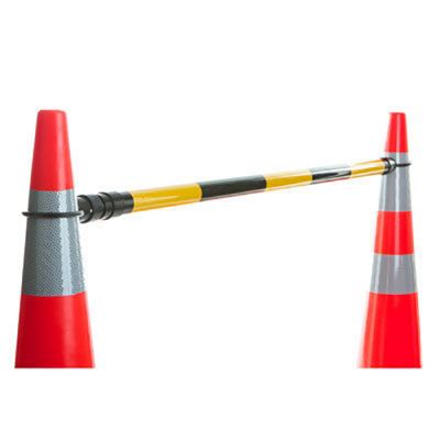 Extendable Cone Barrier - Black/Yellow 1.3 -2.2mtr