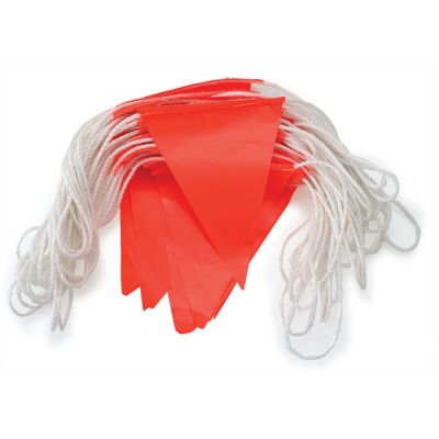 Bunting - Fluoro Flags on a Nylon Rope - 30mtr