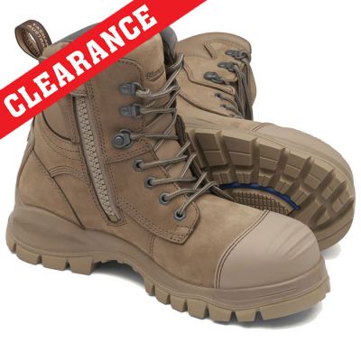 984 Blundstone Zip-Side Safety Boot with Scuff Cap