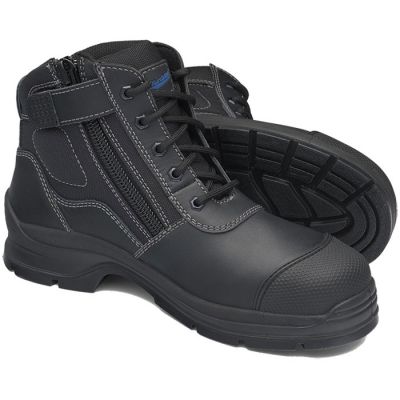 319 Blundstone Economy Zip Side Safety Boot