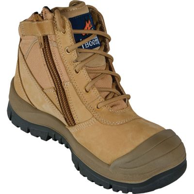 461050 Mongrel Wheat Zip Sider Boot with Scuff Cap