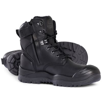 561020 Mongrel Zip Side High-Leg Boot w/ Scuff Cap