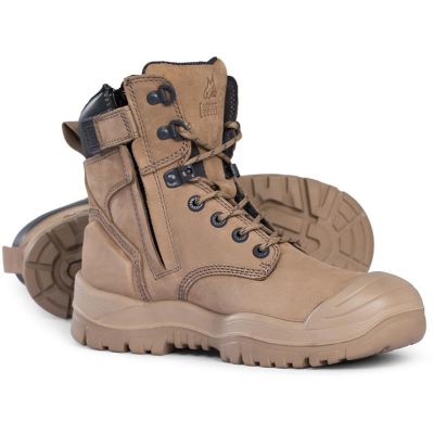 561060 Mongrel Zip Side High-Leg Boot w/ Scuff Cap