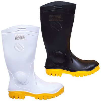 Stimela Safety Gumboot - Yellow Sole