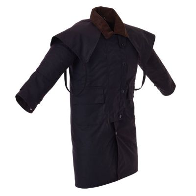 Caution Childrens Oilskin Long Riding Coat