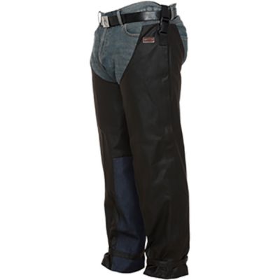 2097 Oilskin Chaps - Zip Side with Belt Loop Strap