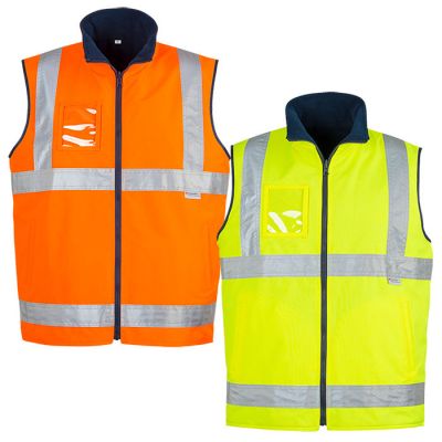 ZV358 Syzmik Hi Vis Lightweight Fleece Lined Vest