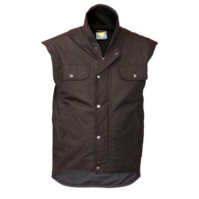 Caution Oilskin Sleeveless Vest