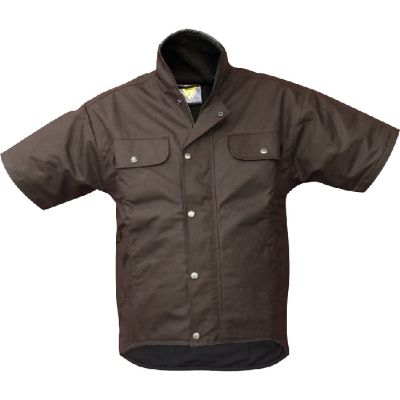 Caution Oilskin Short Sleeve Vest