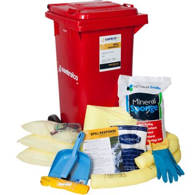 Spill Kit Mobile Aggressive - 100 Ltr Wheelie Bin