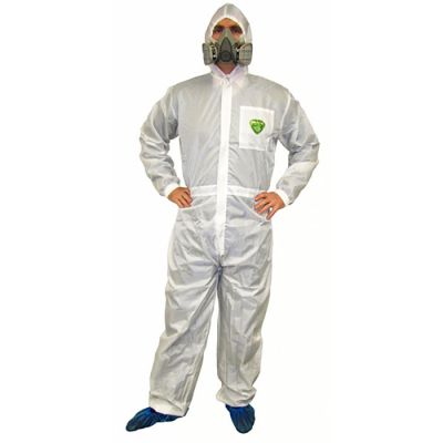 SureShield Nylon Coverall - White