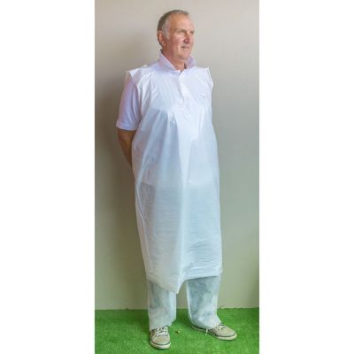 Small Pack of Disposable LDPE Smocks 700x1300mm