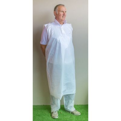 Disposable Smocks - White - 700 x1300